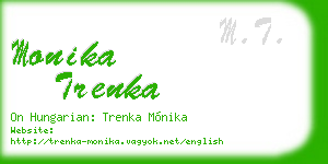 monika trenka business card
